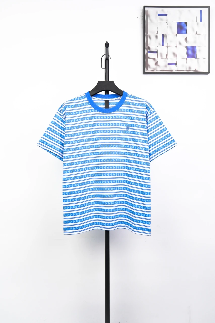 Chrome Hearts Green Allover Cross Jacquard T-Shirt product photo from LabelPicks