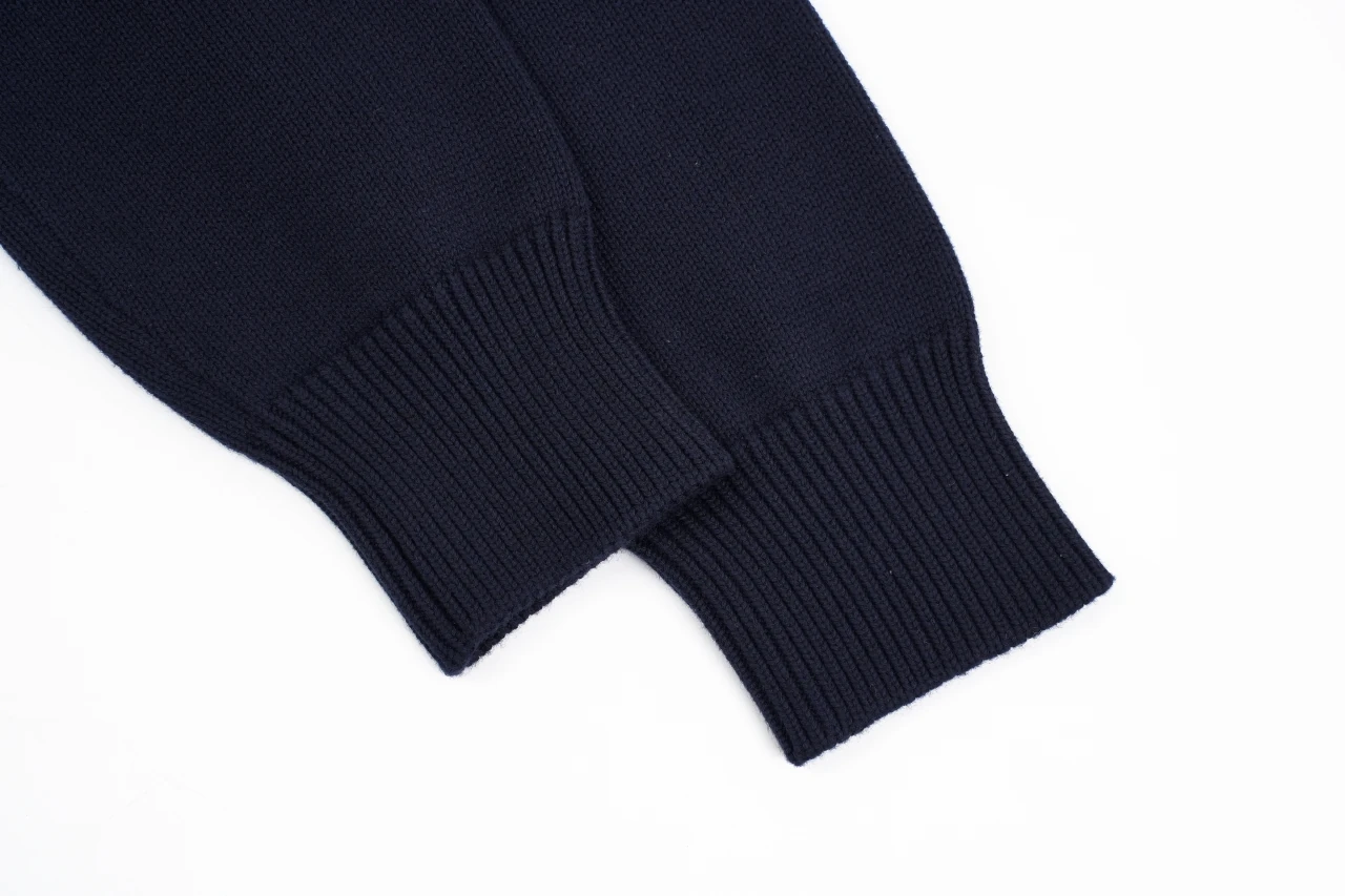 Louis Vuitton Navy Logo Embroidered Crewneck Sweater product photo from LabelPicks