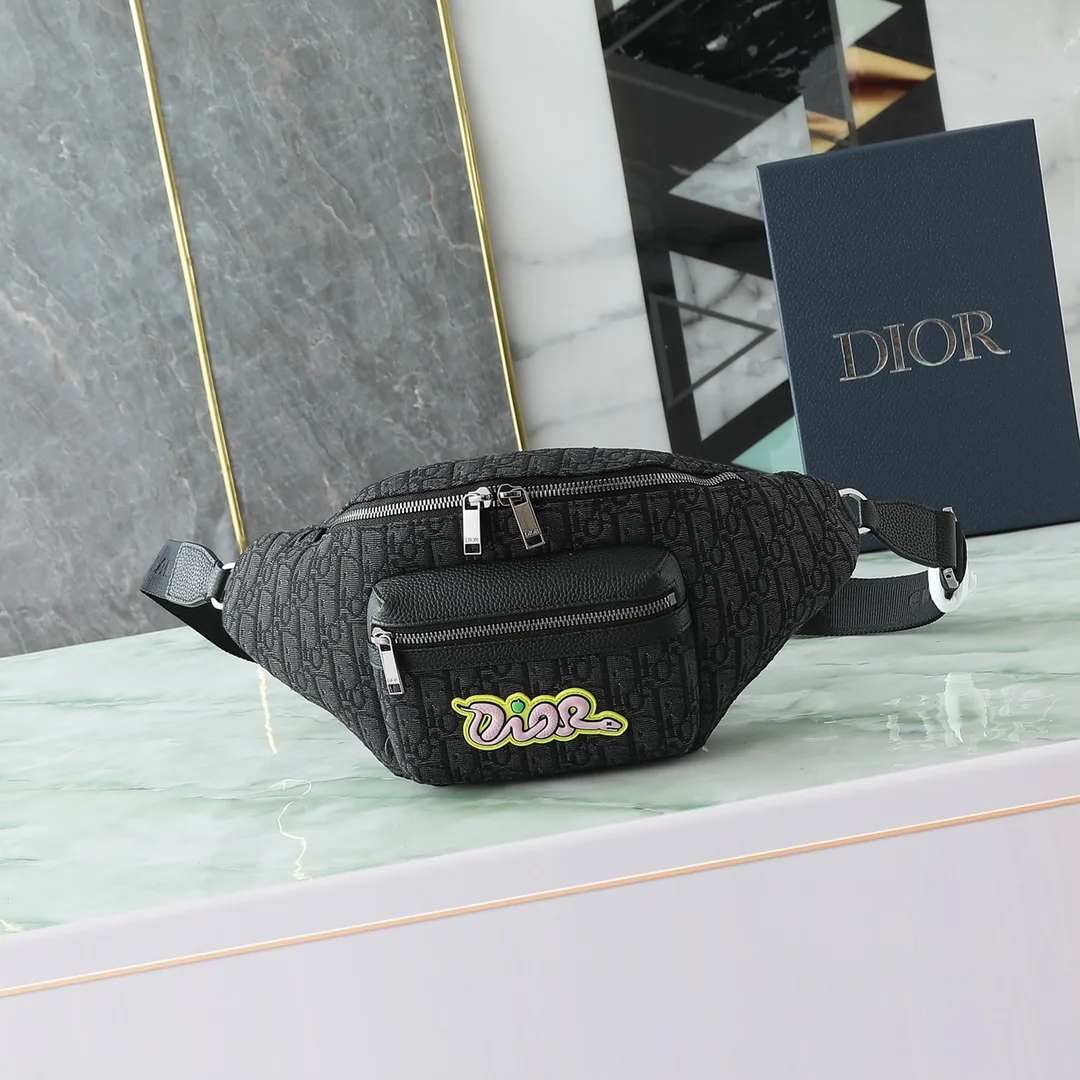 Dior Black Oblique Canvas Belt Bag product photo from LabelPicks