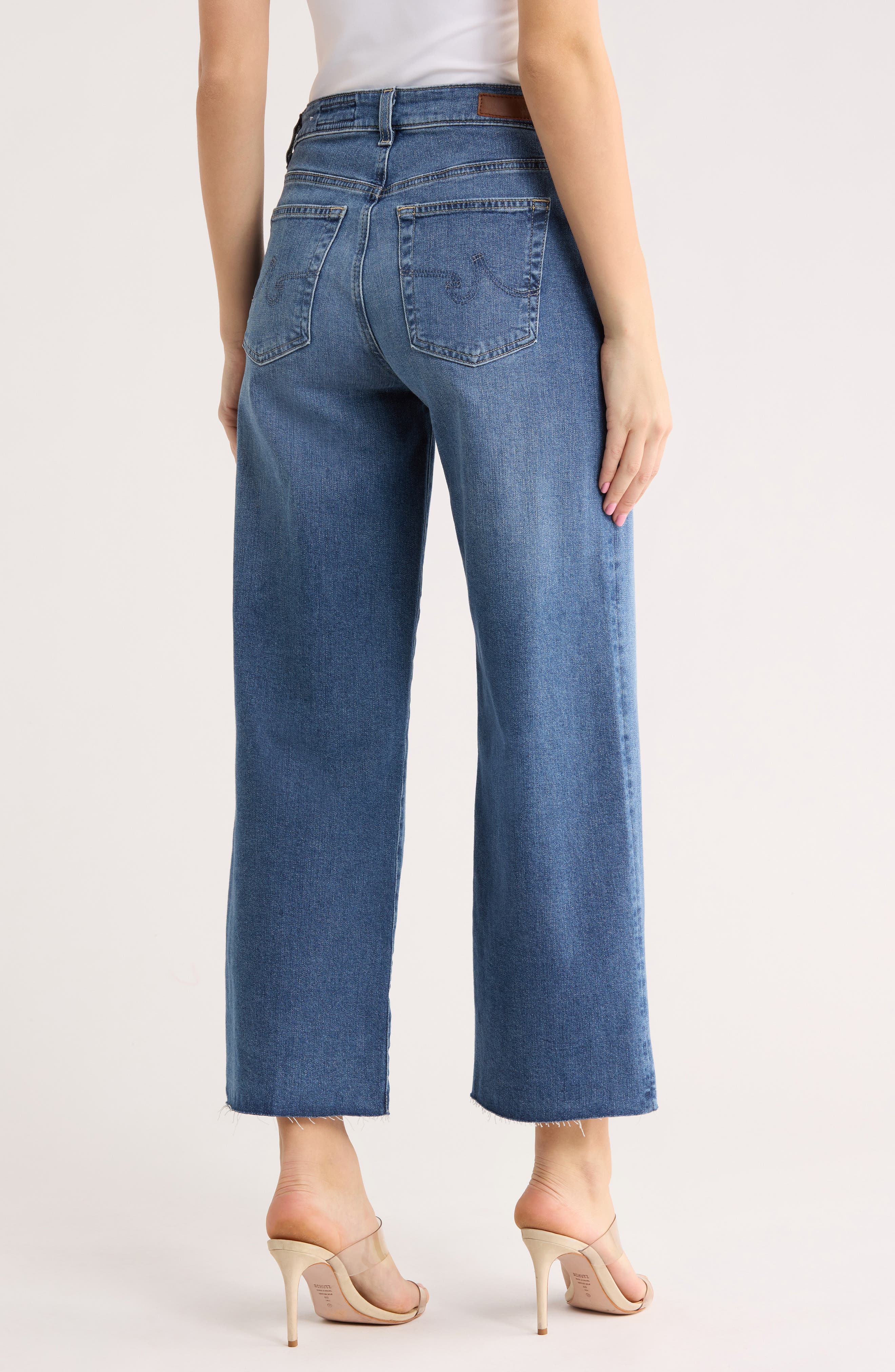 AG Cherise Crop Wide Leg Jeans