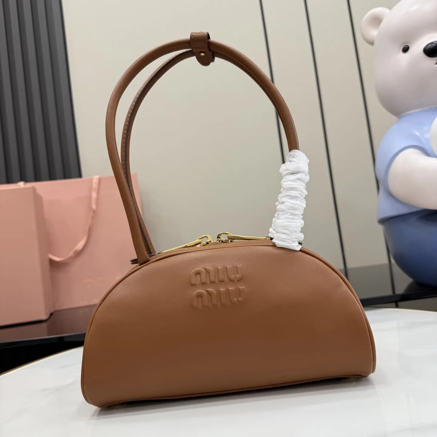 Miu Miu Calfskin Top Handle Bag product photo from LabelPicks