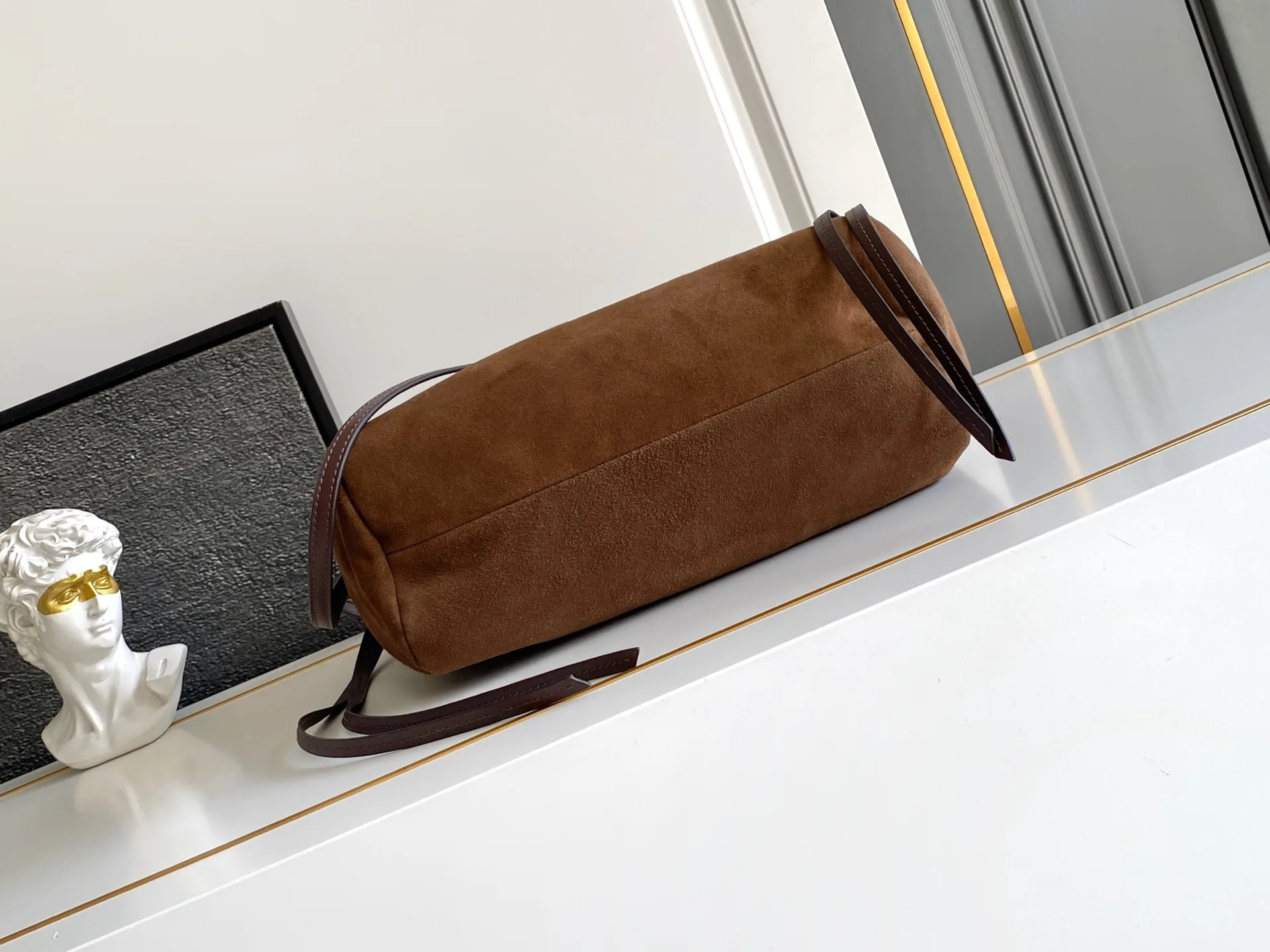 Prada Suede Leather Tote Bag product photo from LabelPicks