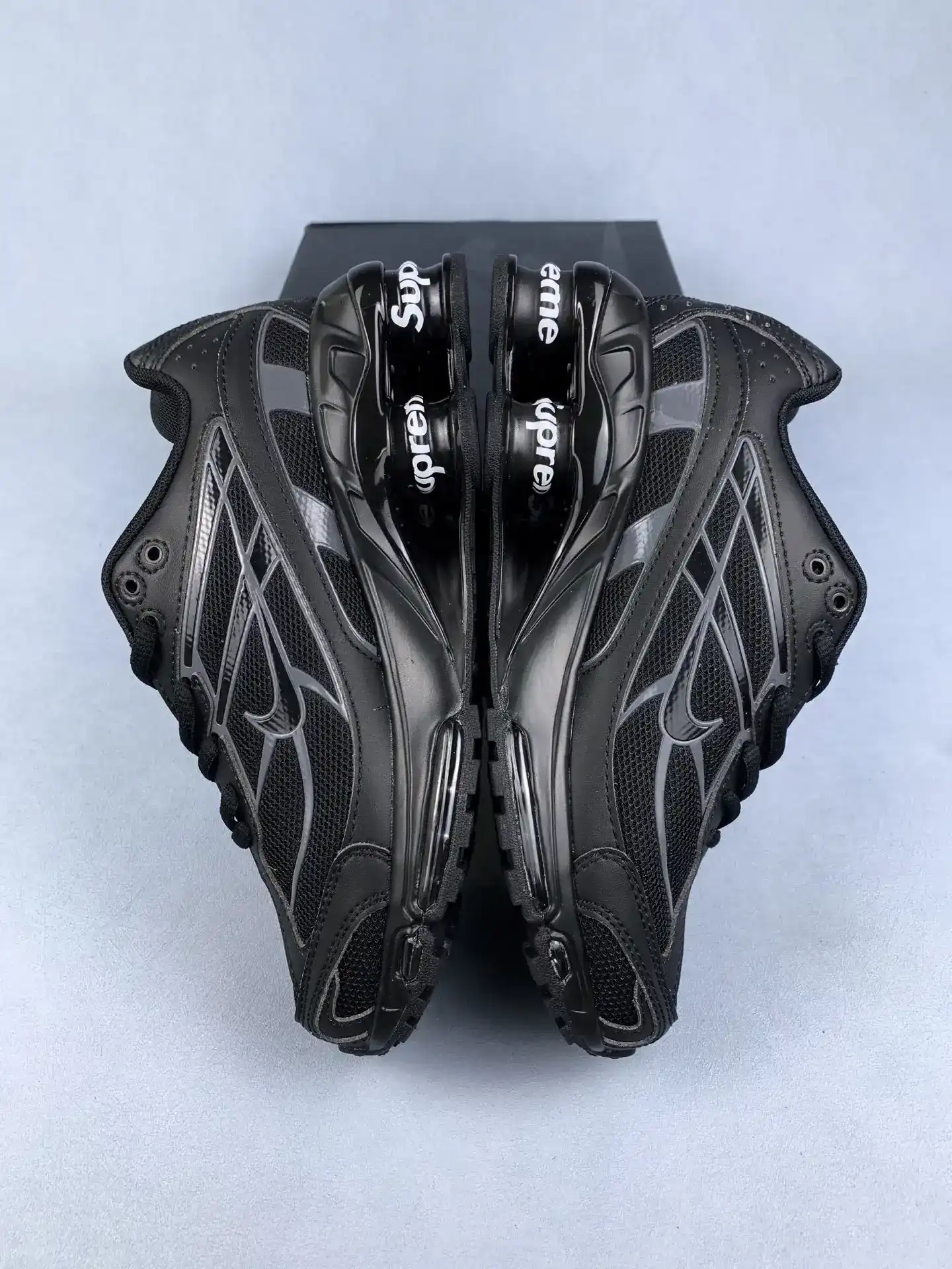 Supreme x Nike Shox Ride 2 SP “Black” - Black/Dark Ash/White product photo from LabelPicks