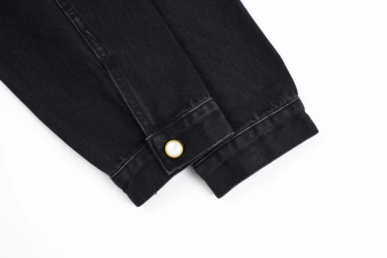Louis Vuitton Black Monogram Letter Stitch Denim Jacket product photo from LabelPicks