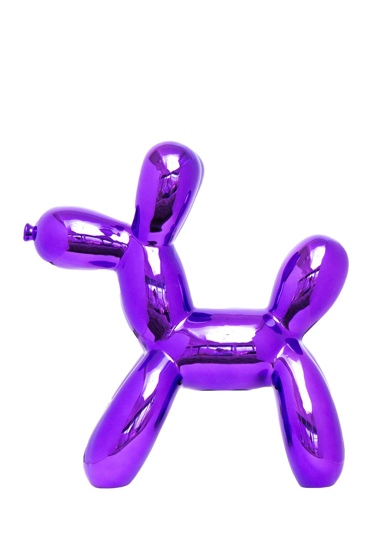 INTERIOR ILLUSIONS Purple Balloon Dog Bank