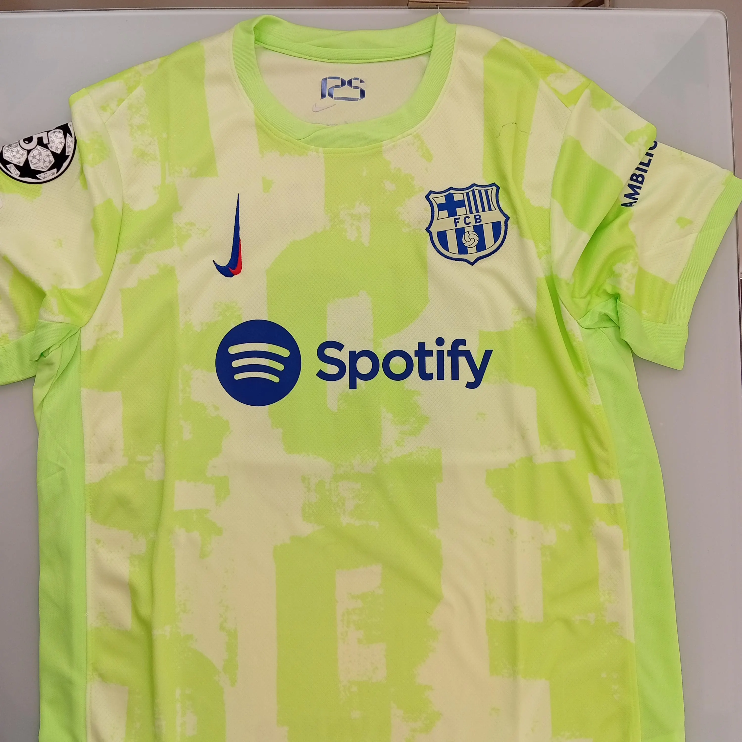 Lamine Yamal Signed Autographed Barcelona FC Home Football Shirt With COA