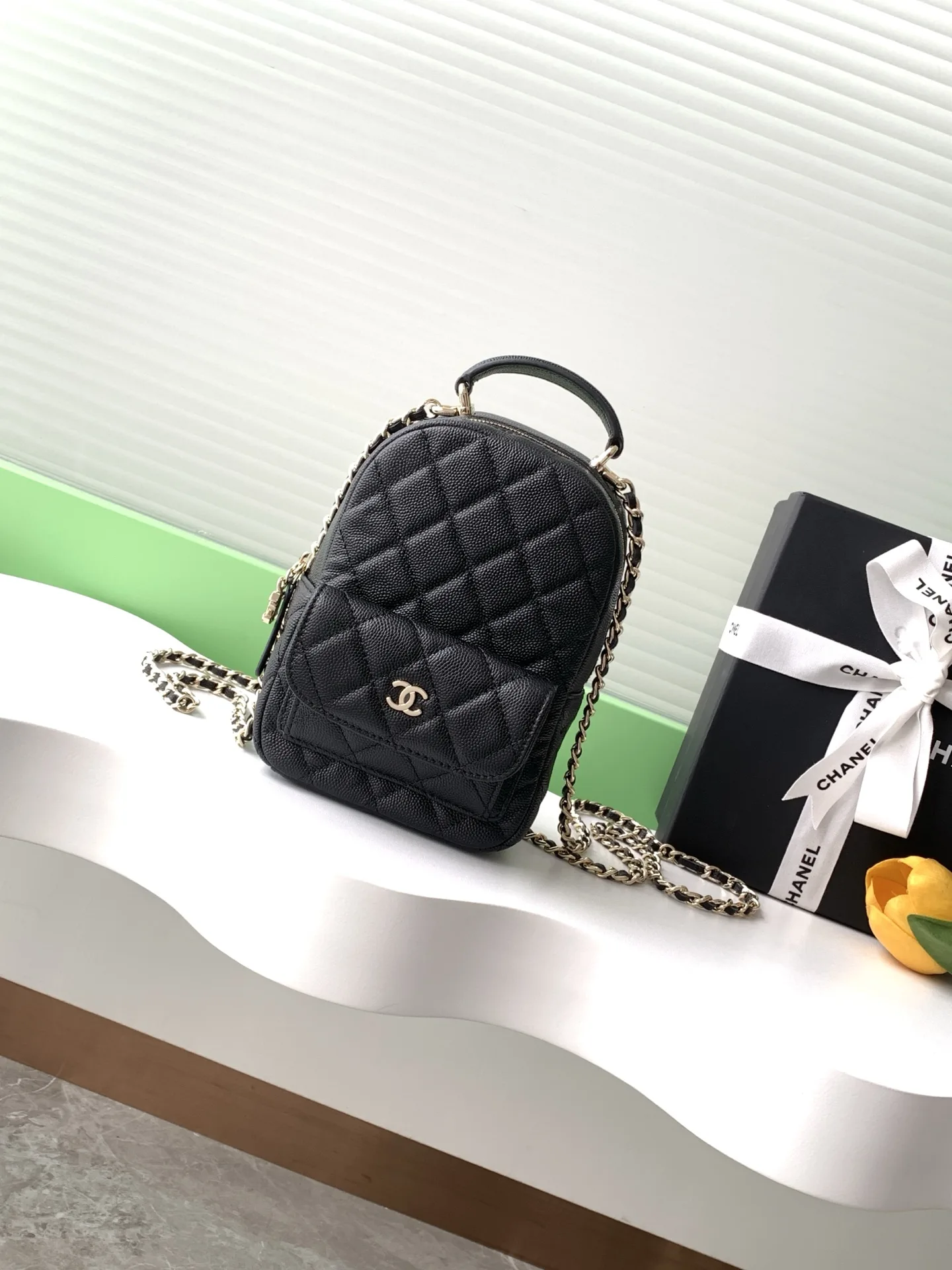 Chanel Grained Leather Backpack product photo from LabelPicks
