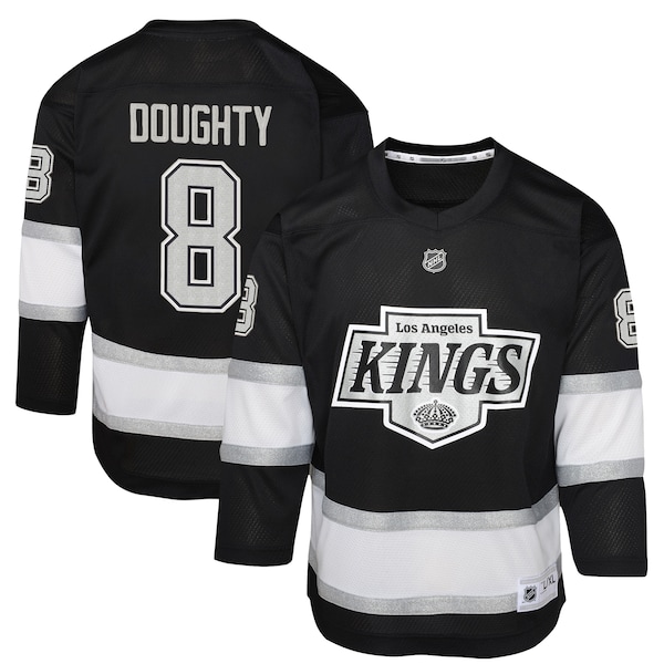Drew Doughty Los Angeles Kings Outerstuff Youth Home Replica Player Jersey - Black
