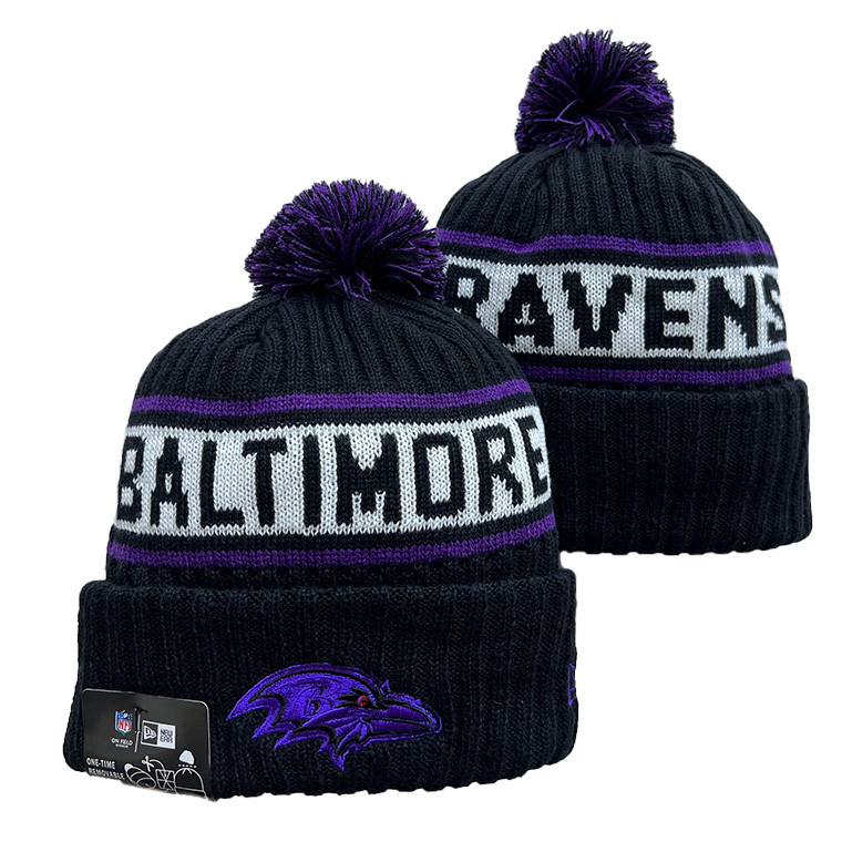 BALTIMORE RAVENS KNIT HAT