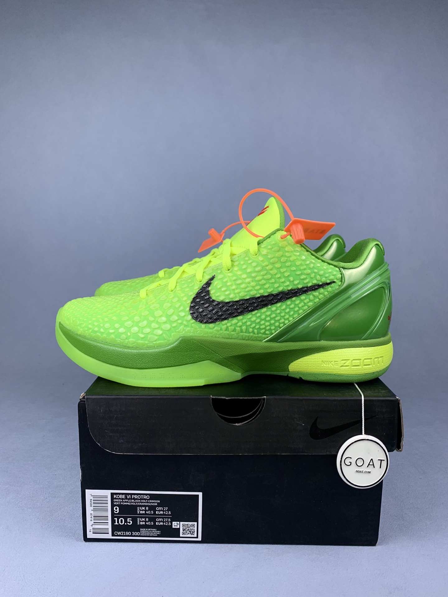 Kobe 6 Protro “Grinch” Basketball Shoes