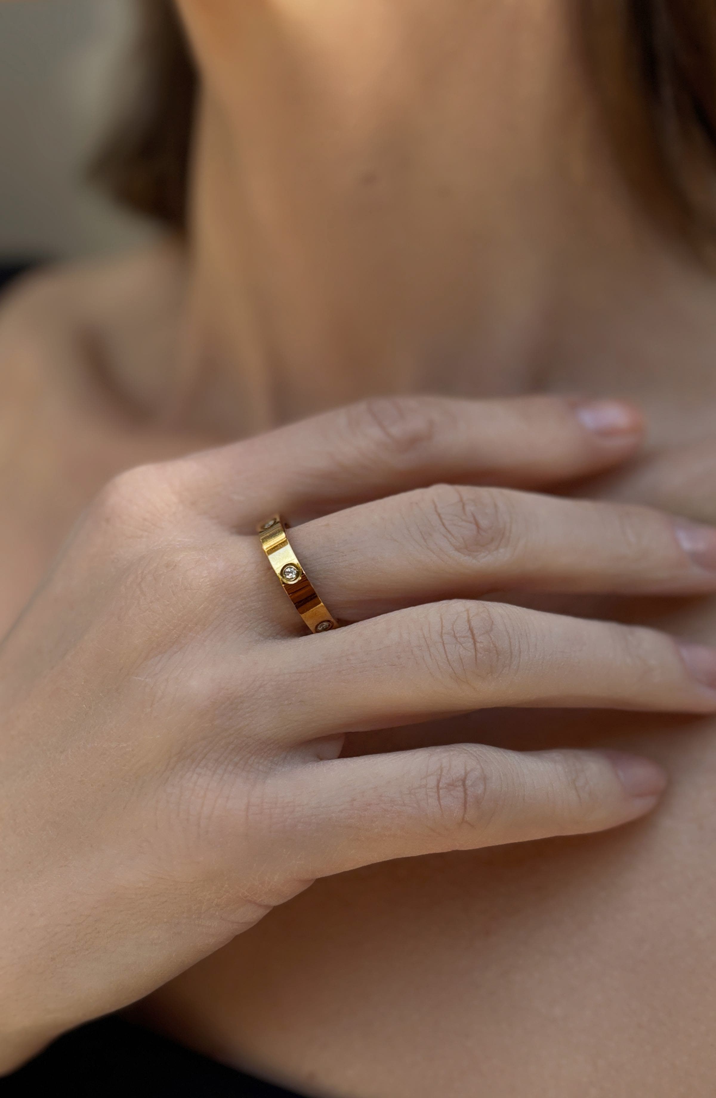 Adornia Cubic Zirconia Band Ring