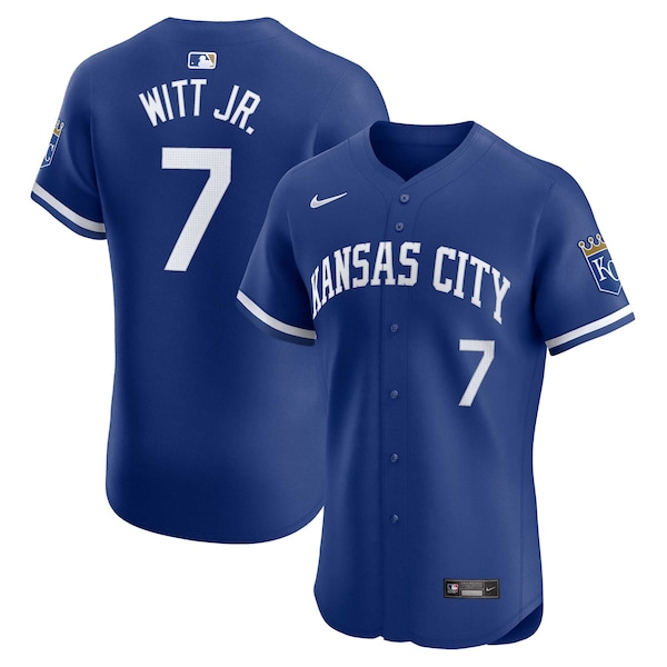 Bobby Witt Jr. Kansas City Royals Nike Alternate Elite Player Jersey - Royal