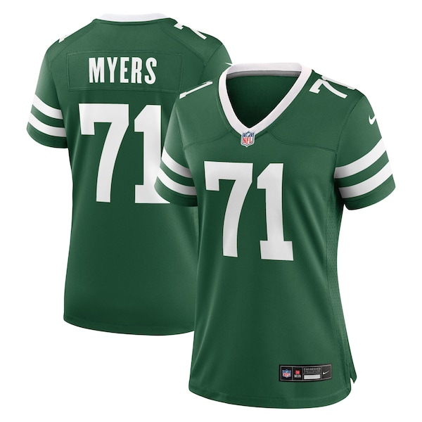 Josh Myers New York Jets Nike Women's Team Game Jersey - Legacy Green