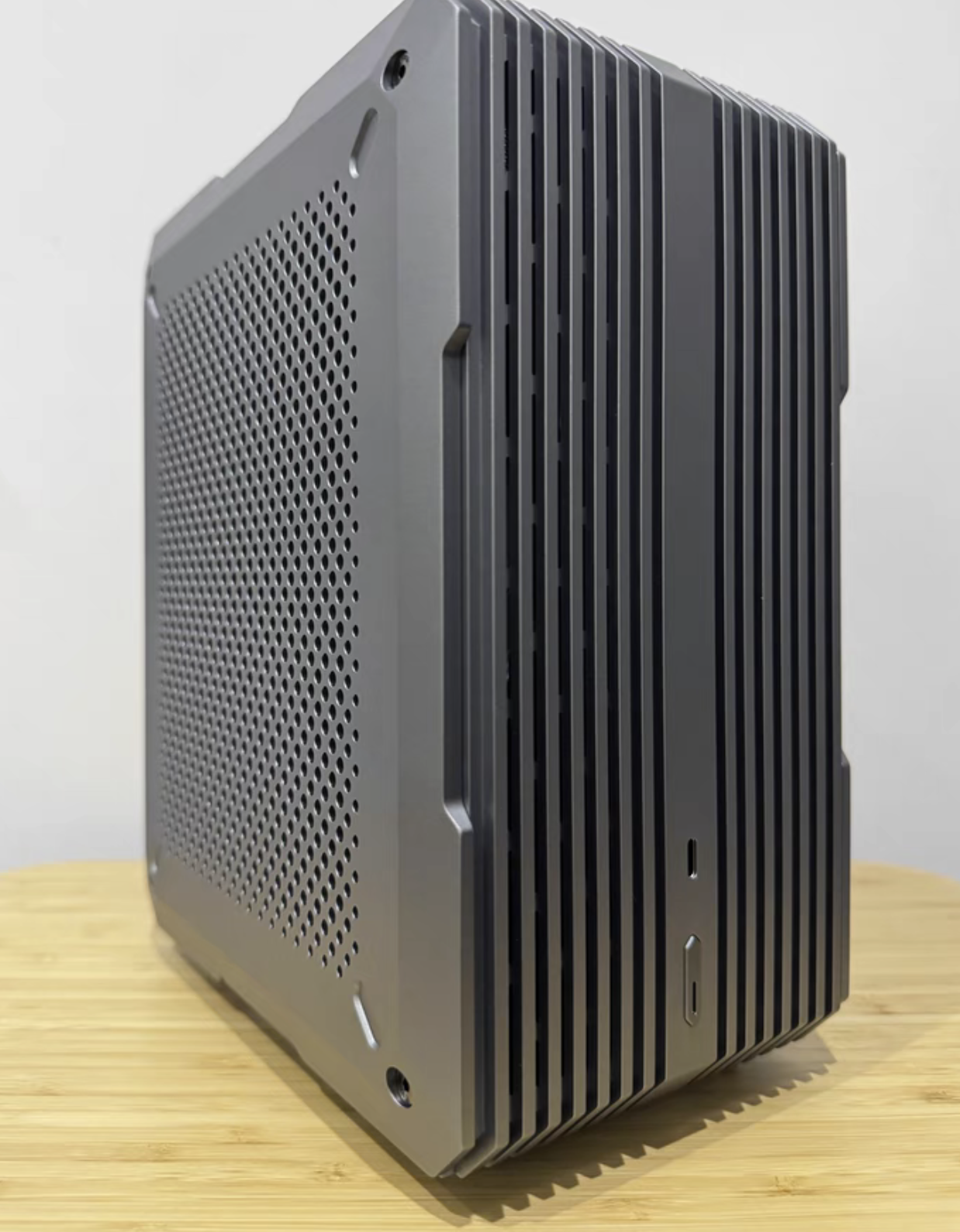 A4 Mini iTX Case Brand New 1U PSU up to RTX 4050 / 3060 GPU Brand New - GreshamTech