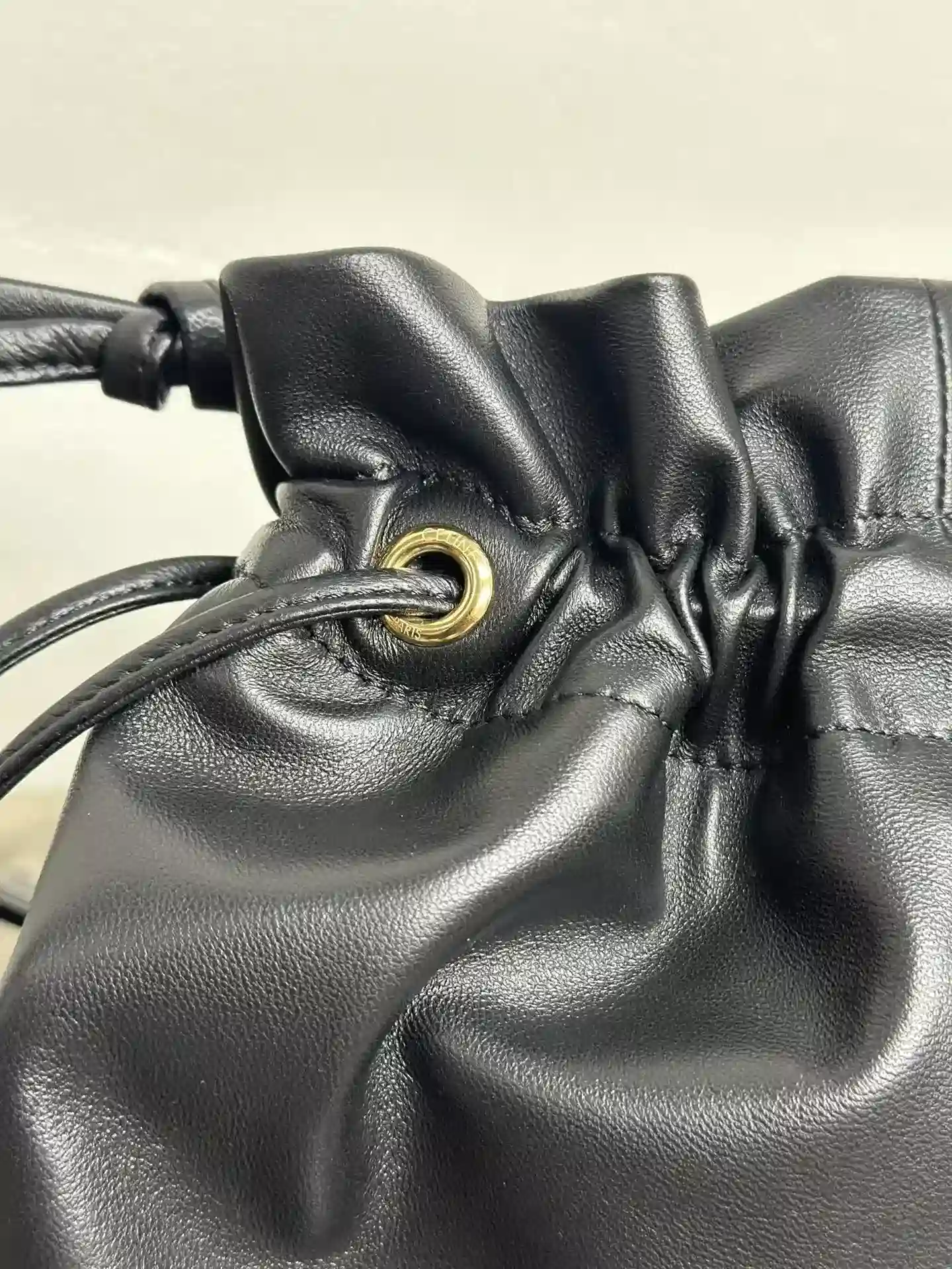 Celine Crystal Pouch Lambskin Bucket Bag product photo from LabelPicks