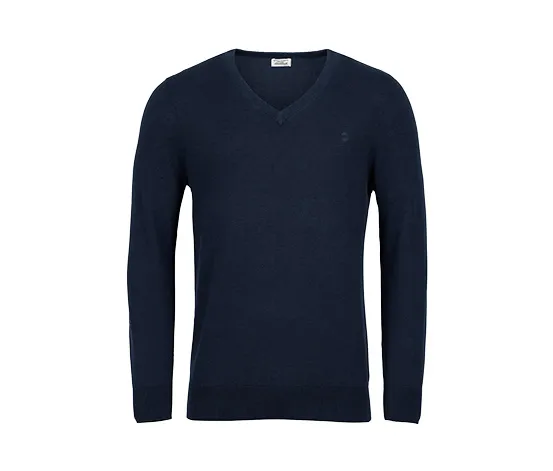 Leinen-Pullover, navy
