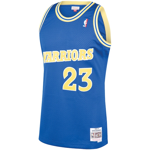 Mitch Richmond Golden State Warriors 1990/91 Hardwood Classics Swingman Jersey - Royal