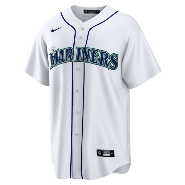 George Kirby Seattle Mariners Nike Home Replica Jersey - White