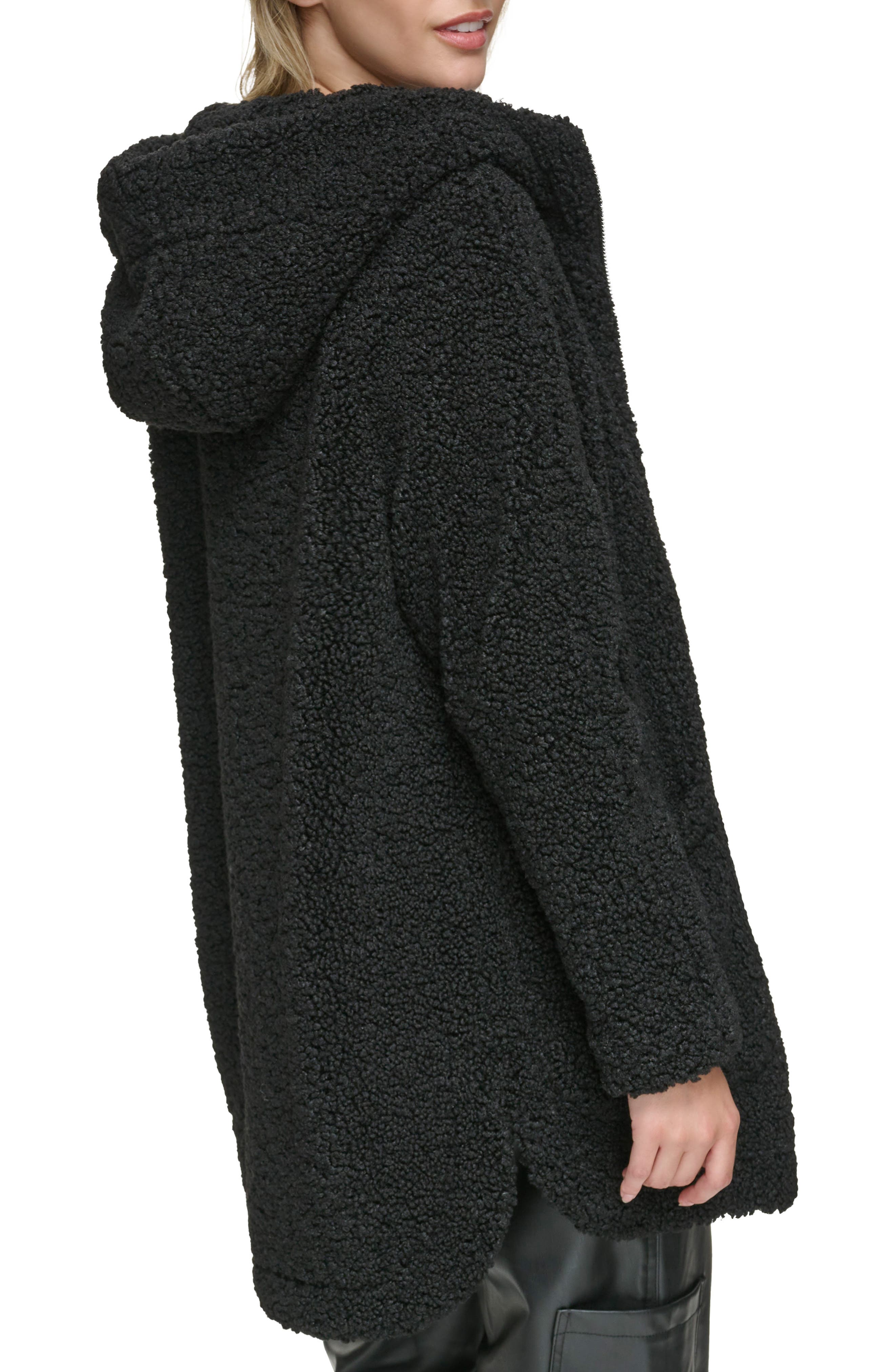 Andrew Marc Seneca Faux Shearling Hooded Jacket