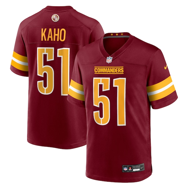 Ale Kaho Washington Commanders Nike Team Game Jersey -  Burgundy