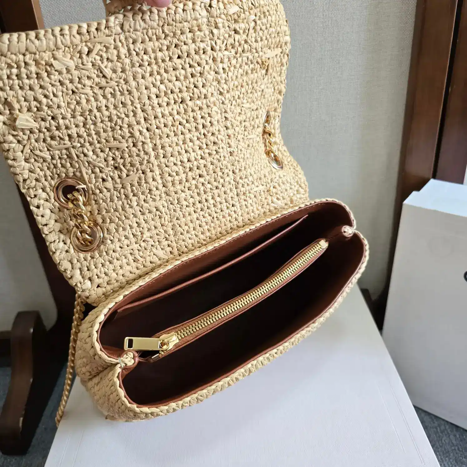 Celine Grained Leather Triomphe Crossbody Bag product photo from LabelPicks