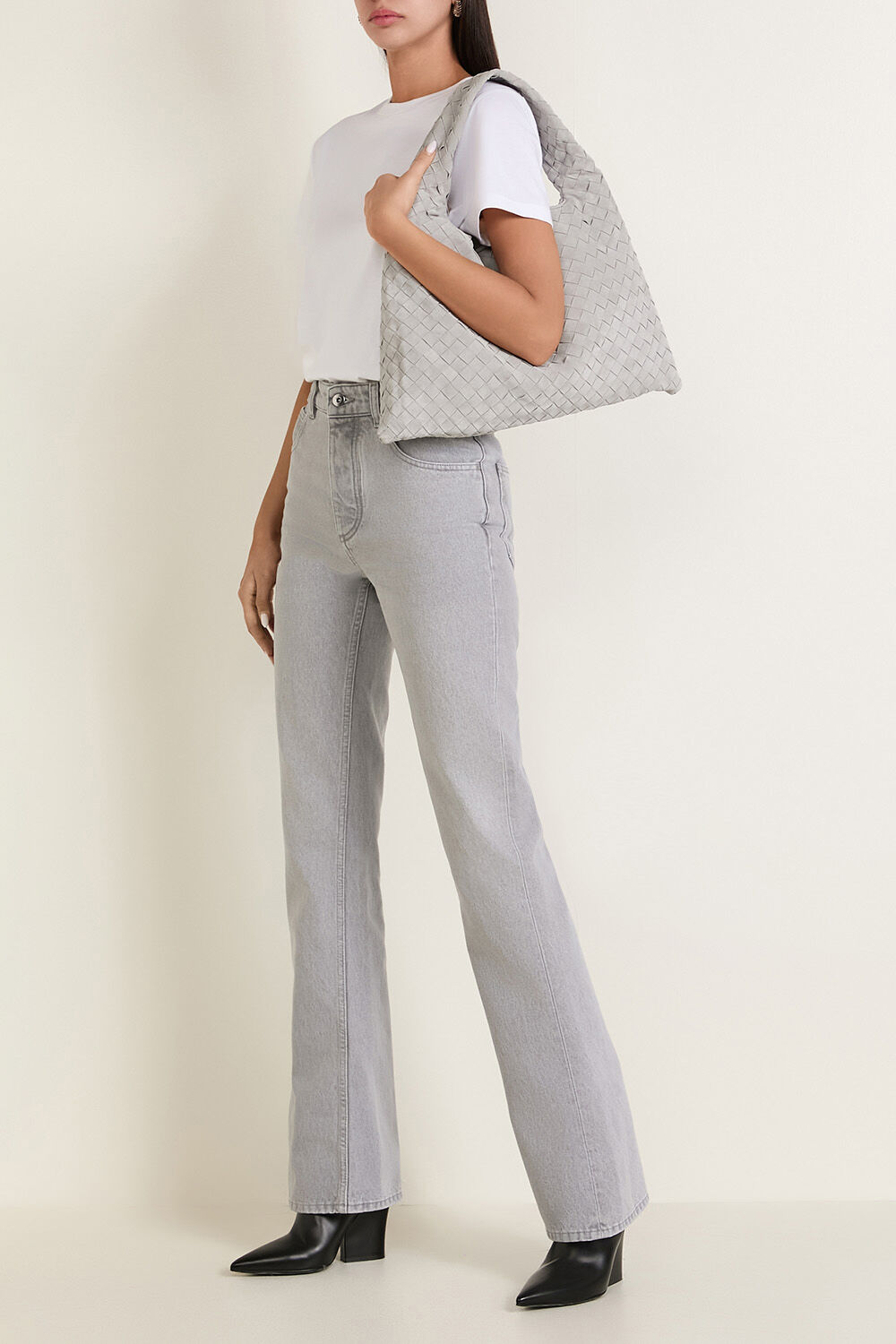 BOTTEGA VENETA מכנסי ג'ינס בגזרה מתרחבת