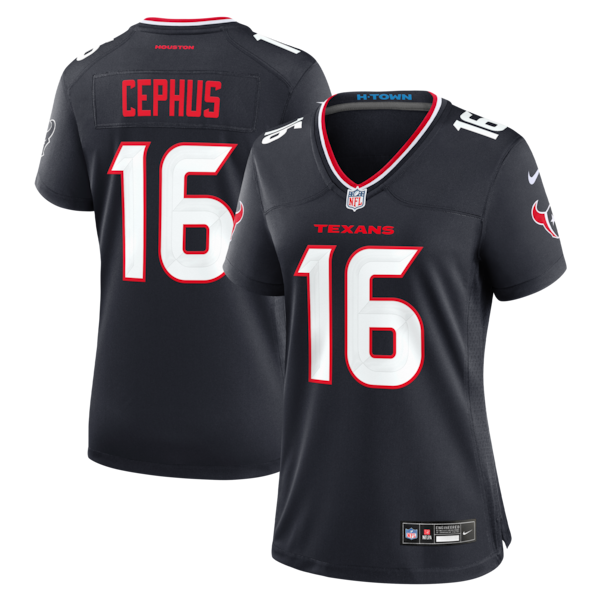 Quintez Cephus Houston Texans Nike Women's Team Game Jersey -  Navy