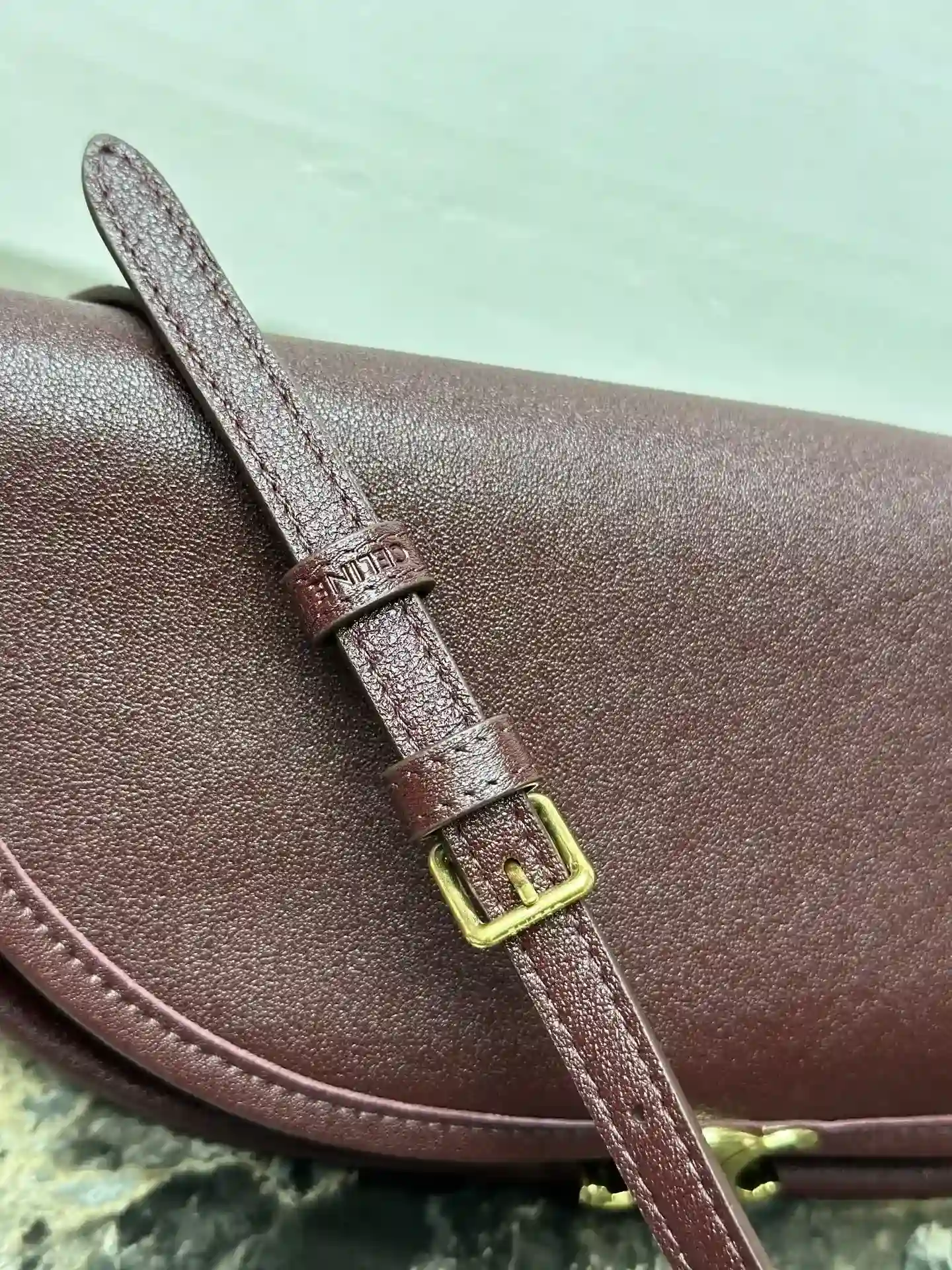 Celine Lambskin Triomphe Crossbody Bag product photo from LabelPicks