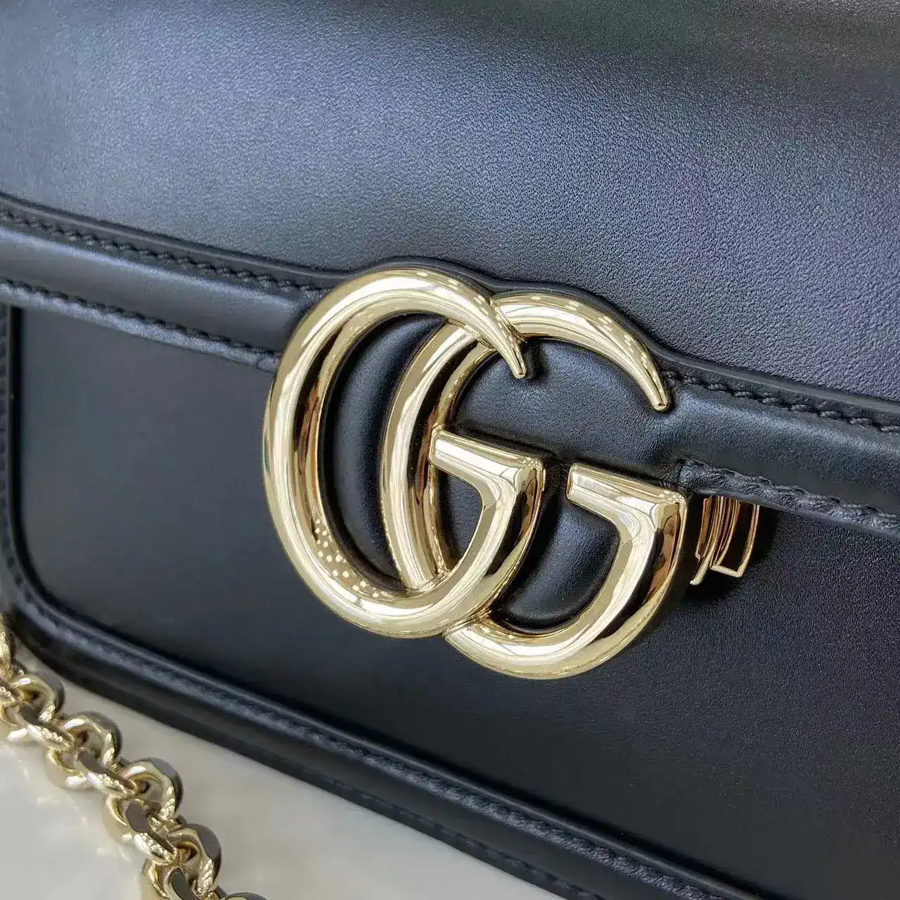 Gucci Smooth Leather Crossbody Bag product photo from LabelPicks