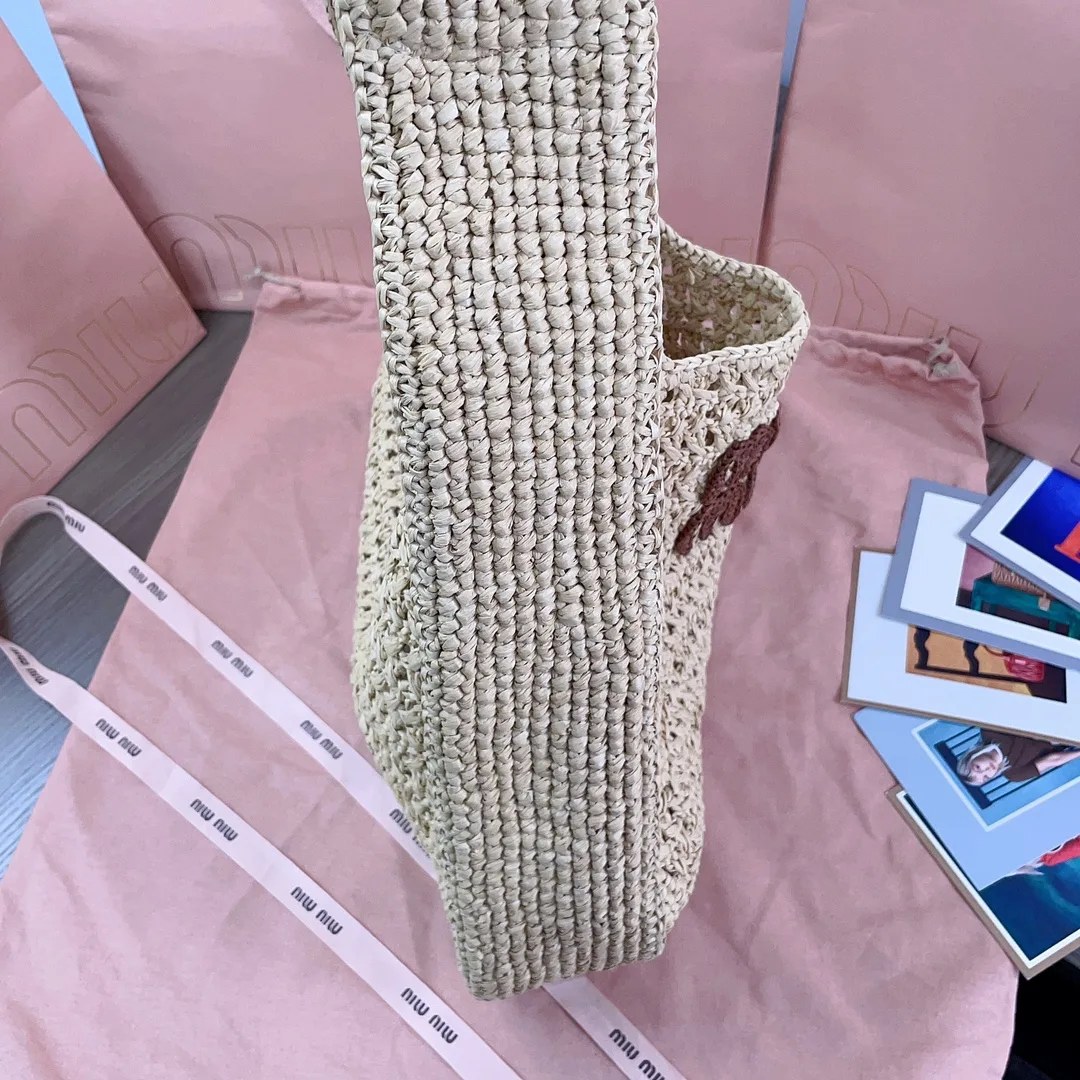 Miu Miu Woven Leather Shoulder Bag product photo from LabelPicks