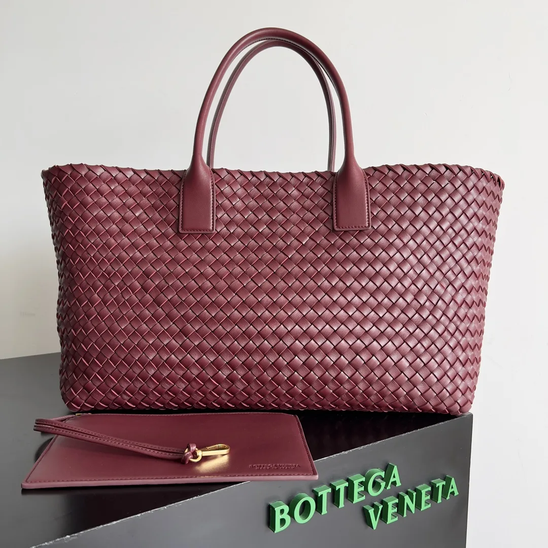 Bottega Veneta Intrecciato Woven Leather Cabat Tote Bag product photo from LabelPicks