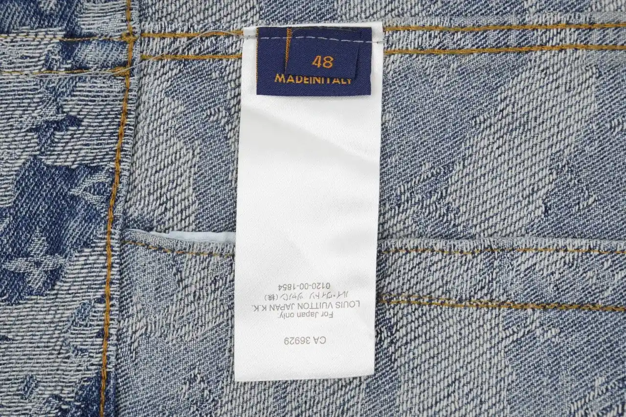Louis Vuitton Blue Grey Camouflage Denim Jacket product photo from LabelPicks