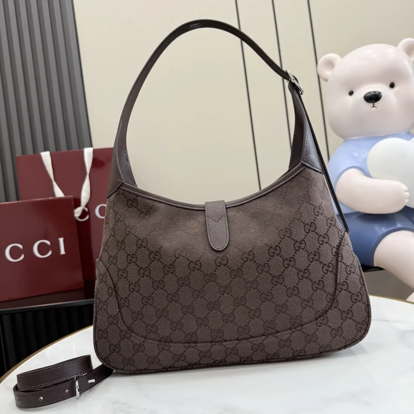 Gucci Brown Jackie Quilted Leather Shoulder Bag product photo from LabelPicks