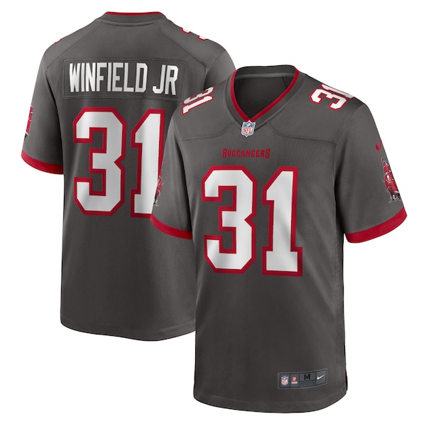 Antoine Winfield Jr. Tampa Bay Buccaneers Nike Game Jersey - Pewter/Red