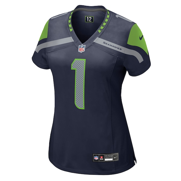 Number 1 Mom Seattle Seahawks Nike Women's Game Jersey - College Navy