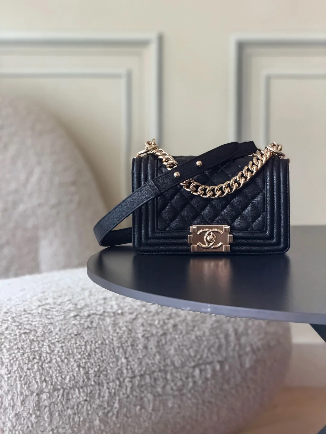 Chanel Black Quilted Leather Crossbody Bag product photo from LabelPicks