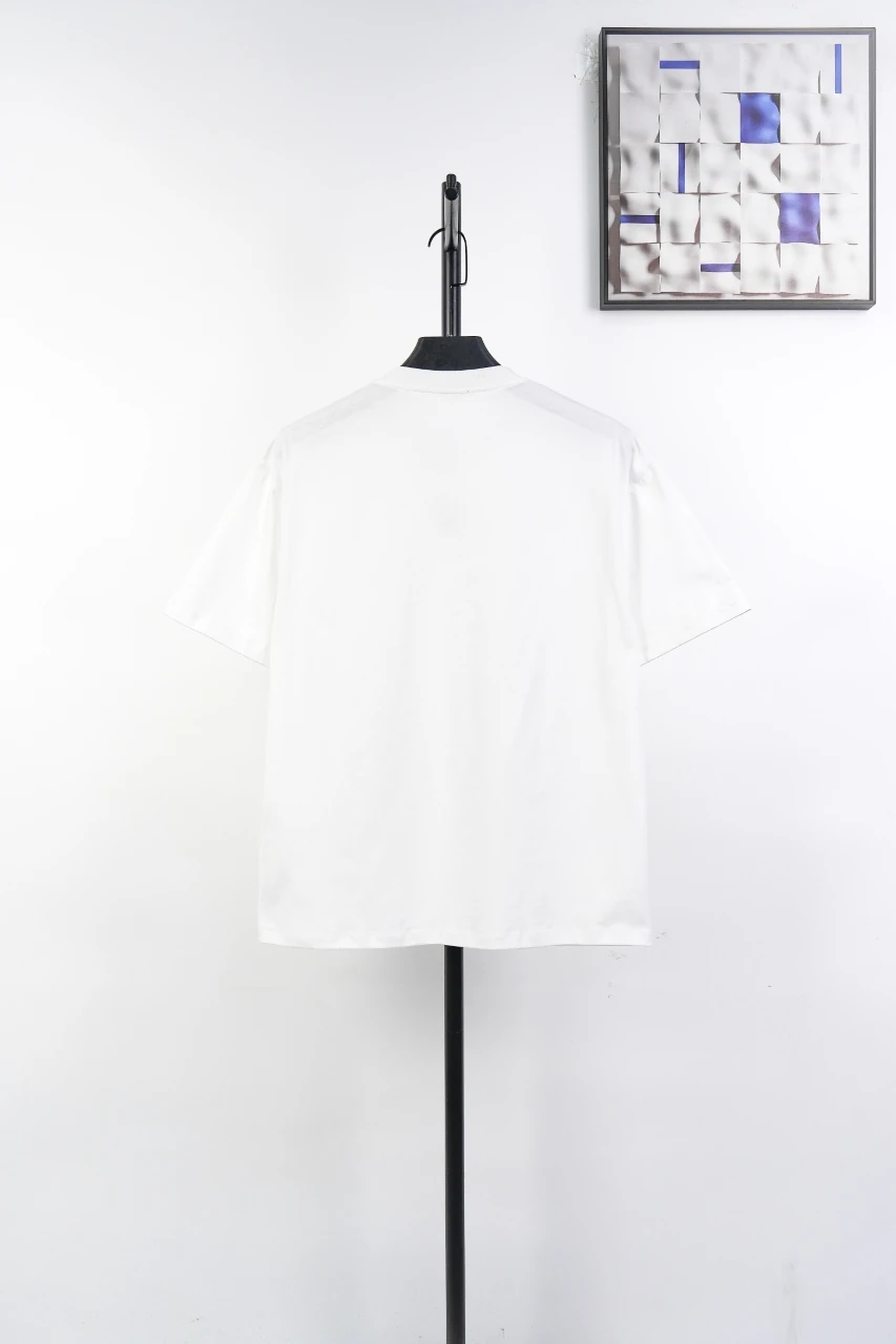 CELINE White Triomphe Embroidered T-Shirt product photo from LabelPicks