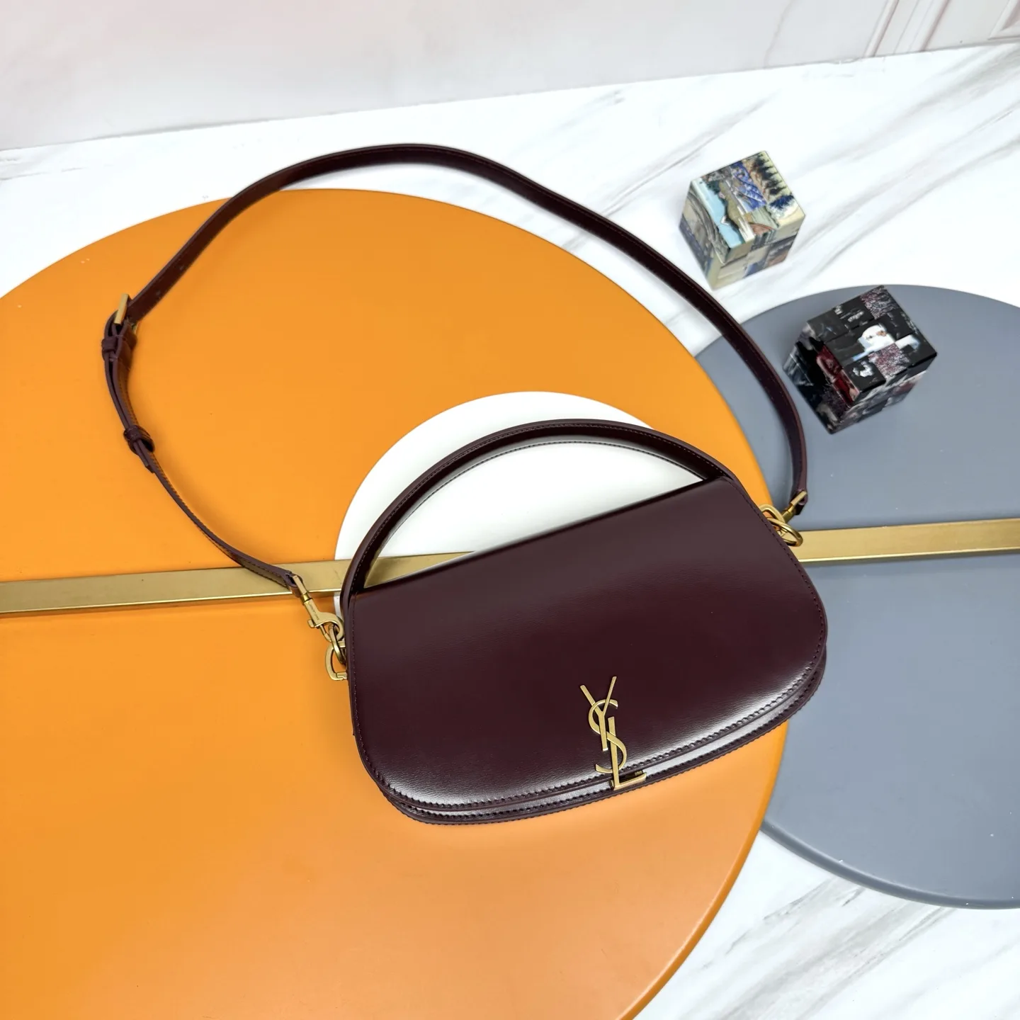 Saint Laurent Calfskin Shoulder Bag product photo from LabelPicks
