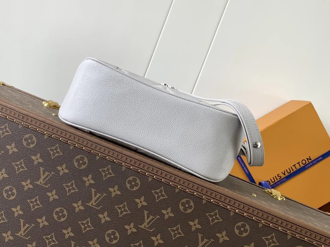 Louis Vuitton Black Grained Leather Hobo Bag product photo from LabelPicks