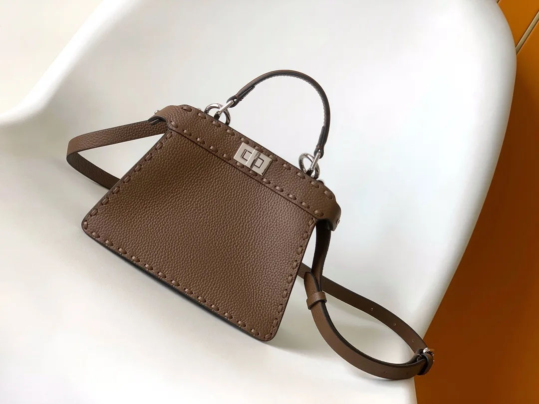 Fendi Peekaboo Calfskin Top Handle Bag product photo from LabelPicks