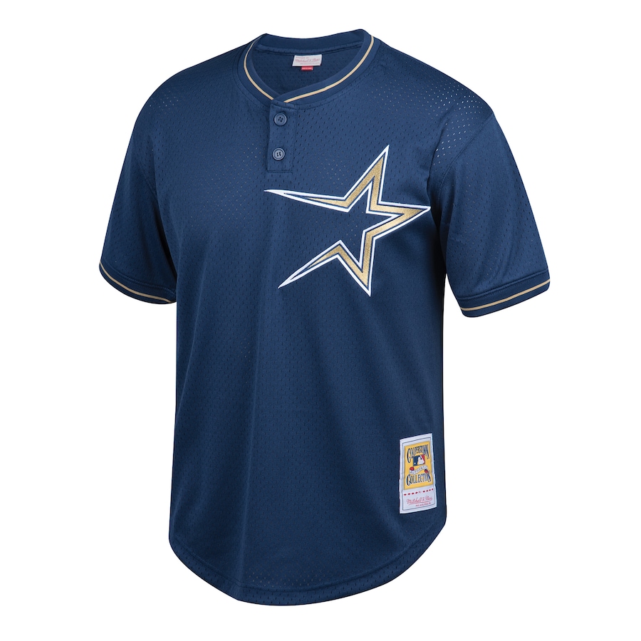 Jeff Bagwell Houston Astros Youth Cooperstown Collection Mesh Batting Practice Jersey - Navy