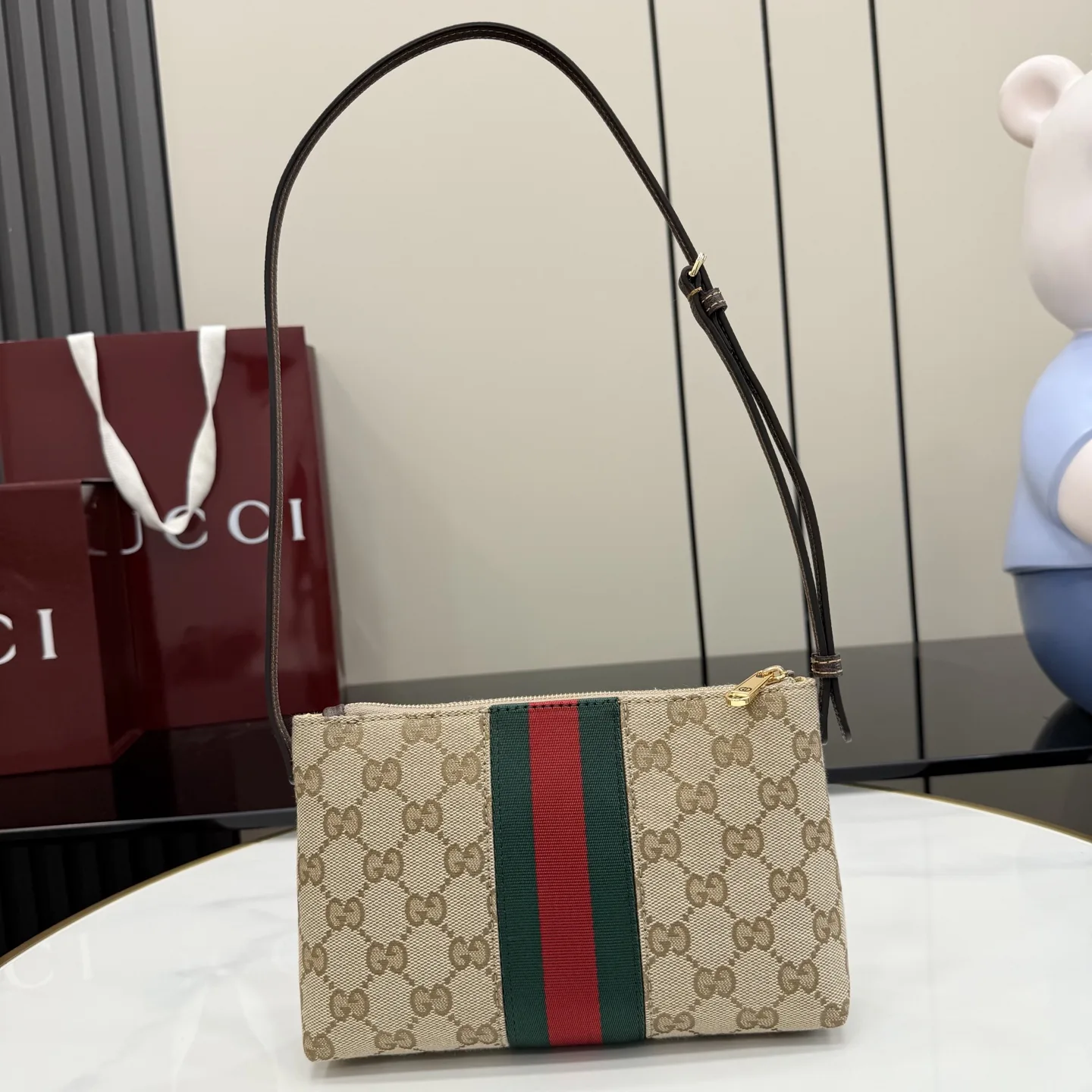 Gucci Brown Generation Quilted Leather Shoulder Bag product photo from LabelPicks