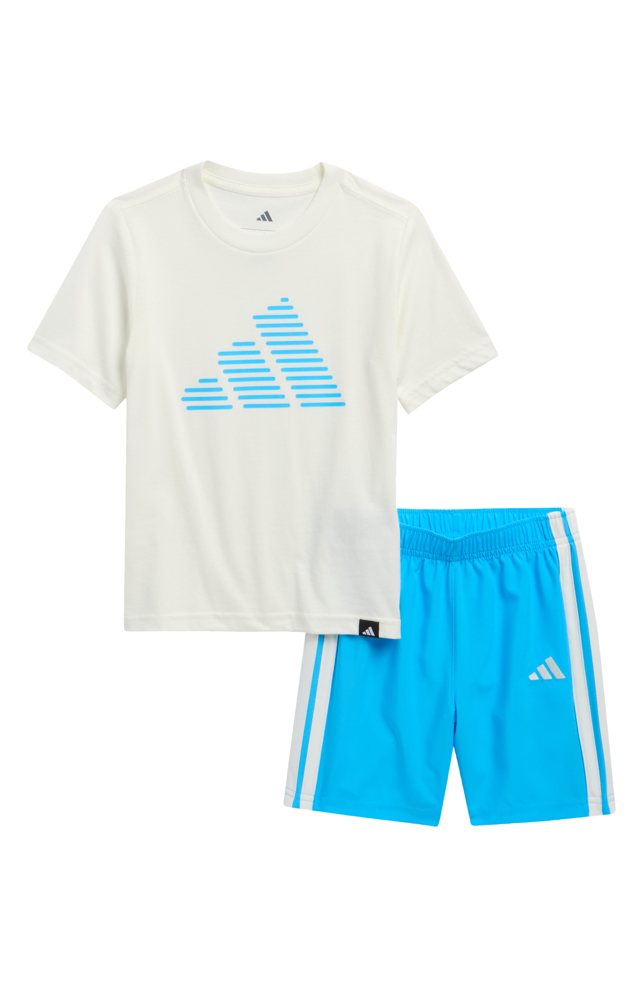 adidas Kids' Performance Graphic T-Shirt & Shorts Set