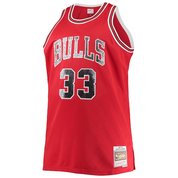 Scottie Pippen Chicago Bulls Big & Tall 1997/98 NBA 75th Anniversary Diamond Swingman Jersey - Red