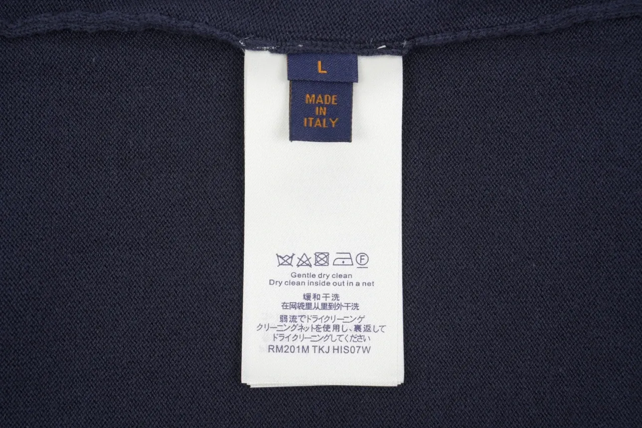 Louis Vuitton Navy Heart Jacquard T-Shirt product photo from LabelPicks