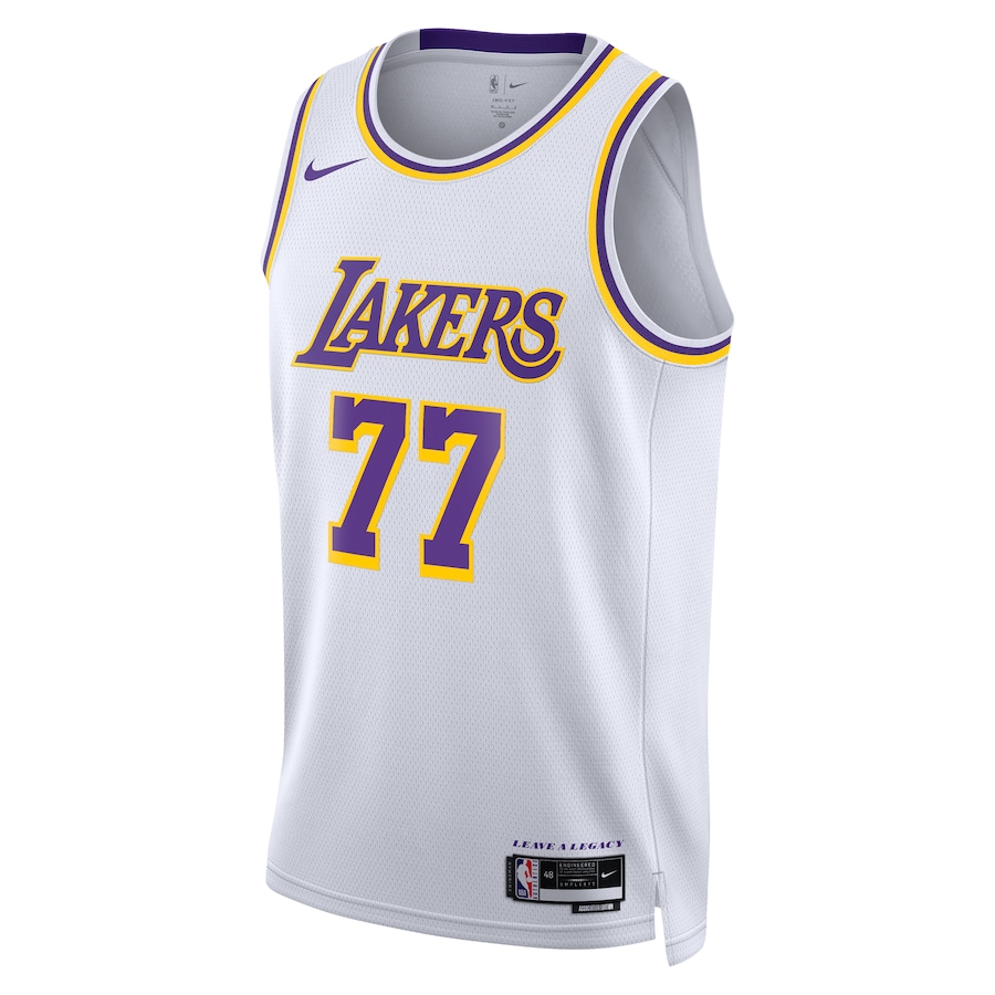 Luka Dončić Los Angeles Lakers Nike Association Edition Unisex Swingman Jersey - White