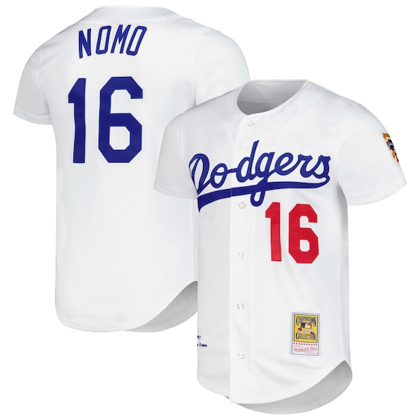 Hideo Nomo Los Angeles Dodgers Cooperstown Collection Authentic Jersey - White