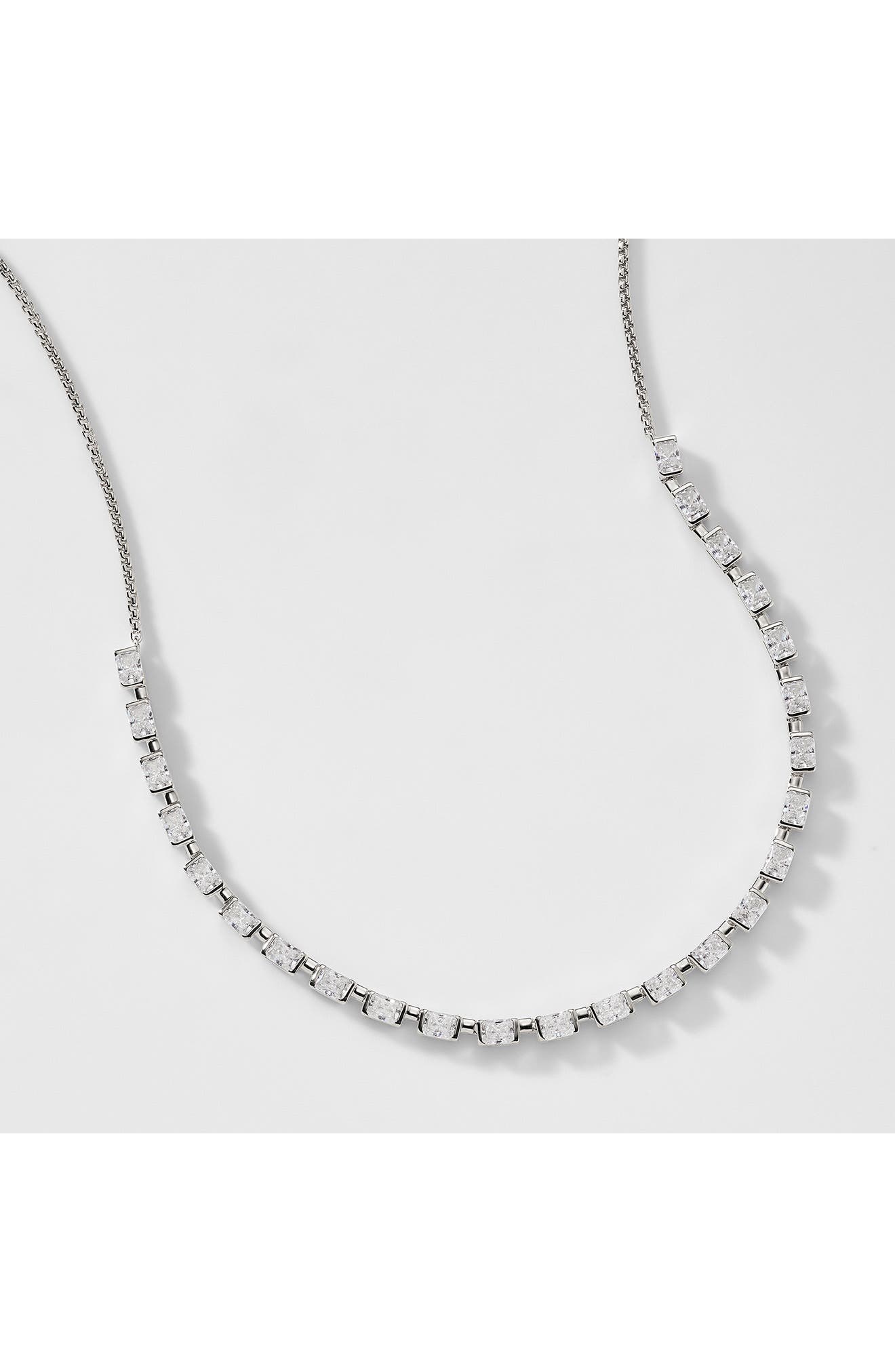 Nadri Chateau Cubic Zirconia Tennis Necklace