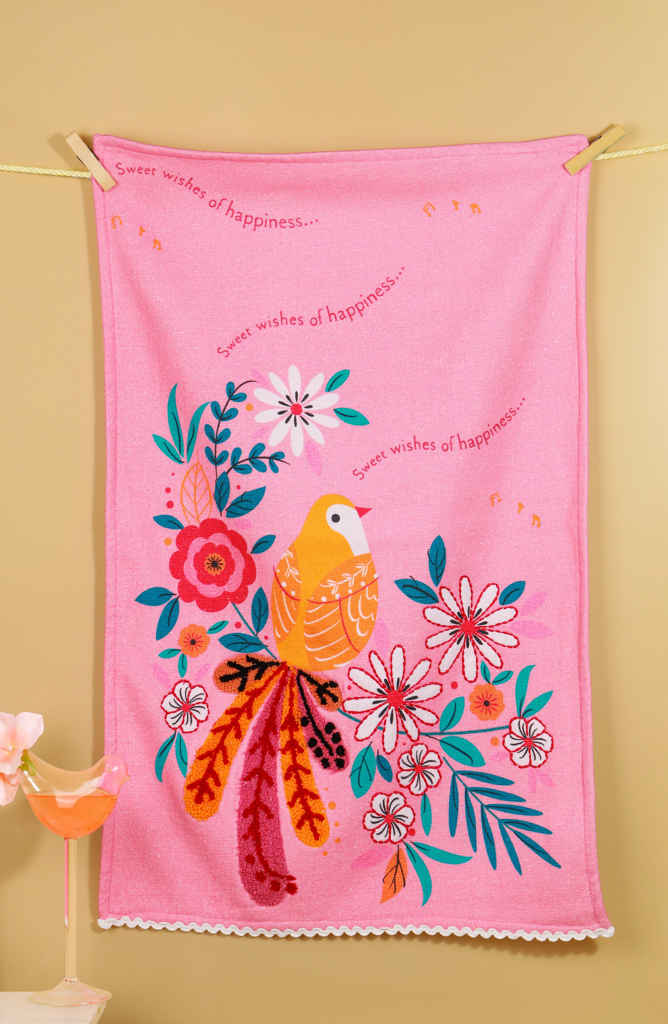 Tiramisu Sweet Wishes Set of 3 Kitchen Towels