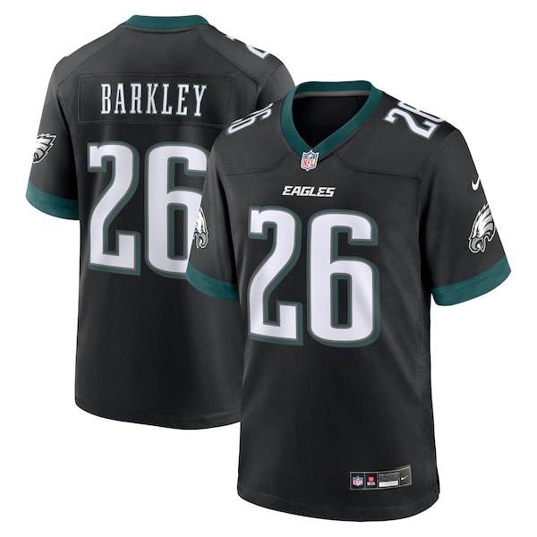 Saquon Barkley Philadelphia Eagles Nike Alternate Game Jersey -  Black/Green/Kelly Green/White